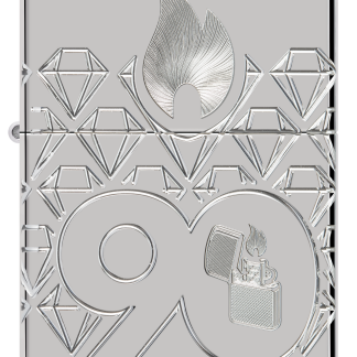 ZIPPO 90TH STERLING COLLECTIBLE (BRICHETA DE COLECTIE 90ANI ZIPPO DIN ARGINT)