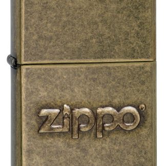 ZIPPO STAMP ANTIQUED BRASS 28994