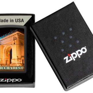 REG BLACK MATTE LIGHTER ROMANIA-ARC OF TRIOMPHE  - 218/CI013048