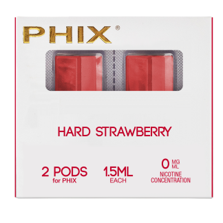 Phix PODS 2 PACK ( 2x 1.5 ml ) 0 MG Hard Strawberry
