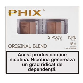 PHIX PODS 2 PACK ( 2X 1.5 ML ) 18 MG ORIGINAL BLEND