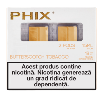 Phix PODS 2 PACK ( 2x 1.5 ml ) 18 MG Butterscotch