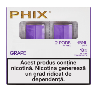Phix PODS 2 PACK ( 2x 1.5 ml ) 18 MG Grape