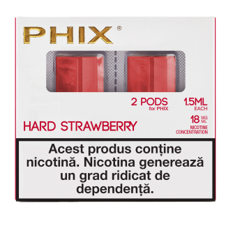 Phix PODS 2 PACK ( 2x 1.5 ml ) 18 MG Hard Strawberry