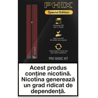 PHIX Basic Pro Carbon Kit Red Kit