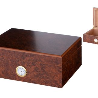 ANGELO HUMIDOR ROOTWOOD DESIGN 26X22X12CM