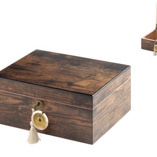 HUMIDOR ACLASIC LEMN_ 30 X 24 X 12.5CM