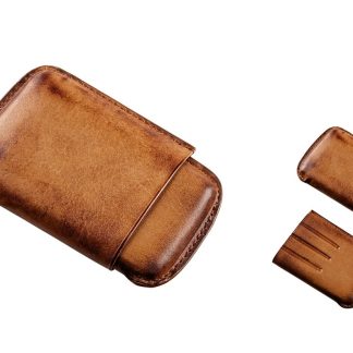ETUI TRABUC CIGARILLOS  4S. PIELE COGNAC