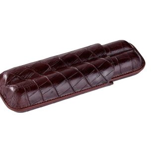 ETUI TRABUC ANGELO 2S MARO CROCO 16CM/2.5CM. CUTIE CADOU